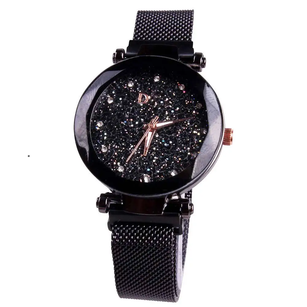 Montre réseau vibrant pour filles, montre paresseuse, fer d'aspiration, mode simple, rouge, nouveau