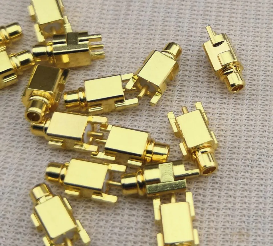 10pcs MMCX Connector Female Male Socket For Shure SE535 SE215 SE425 SE846 UE900 headphone DIY Gold Plated Pins