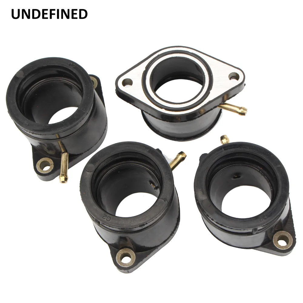 For Yamaha XJ900 XJ 900 1983-1994 Motorcycle Carburetor Intake Manifold Adapter Joint Boot Sets Carburador Moto Black