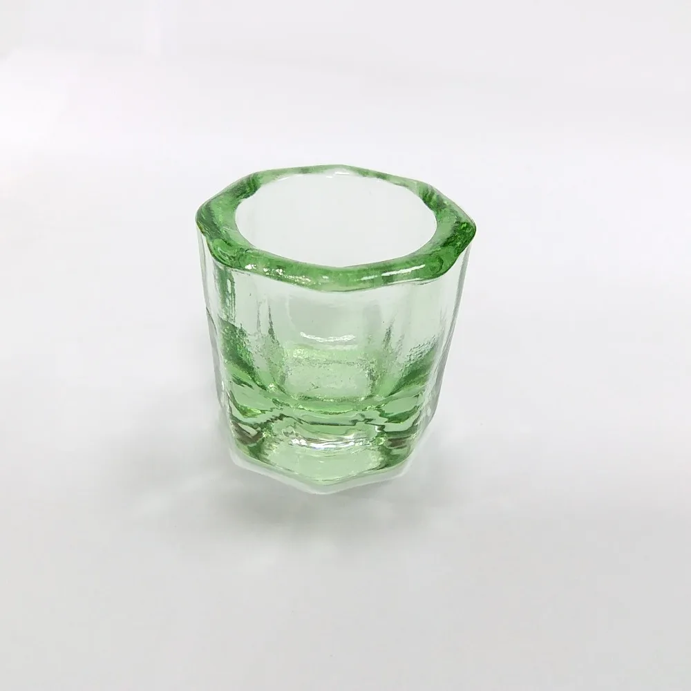 

Dental Octagonal Stirring Cup Glass Cup Mixing Bowl Dappen Dish