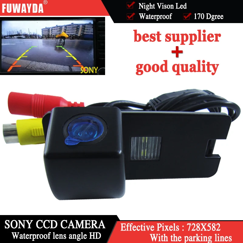 FUWAYDA FOR SONY CCD Chip Car Rear View Reverse Parking Mirror Image With Guide Line CAMERA for  Holden Commodore VY VZ VE1 HD