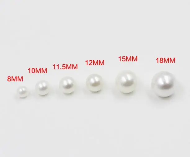 Sewing buttons 100pcs 6mm 8mm10mm 12mm 15mm 18mm pearl buttons for clothing sewing accessories women baby clothing material