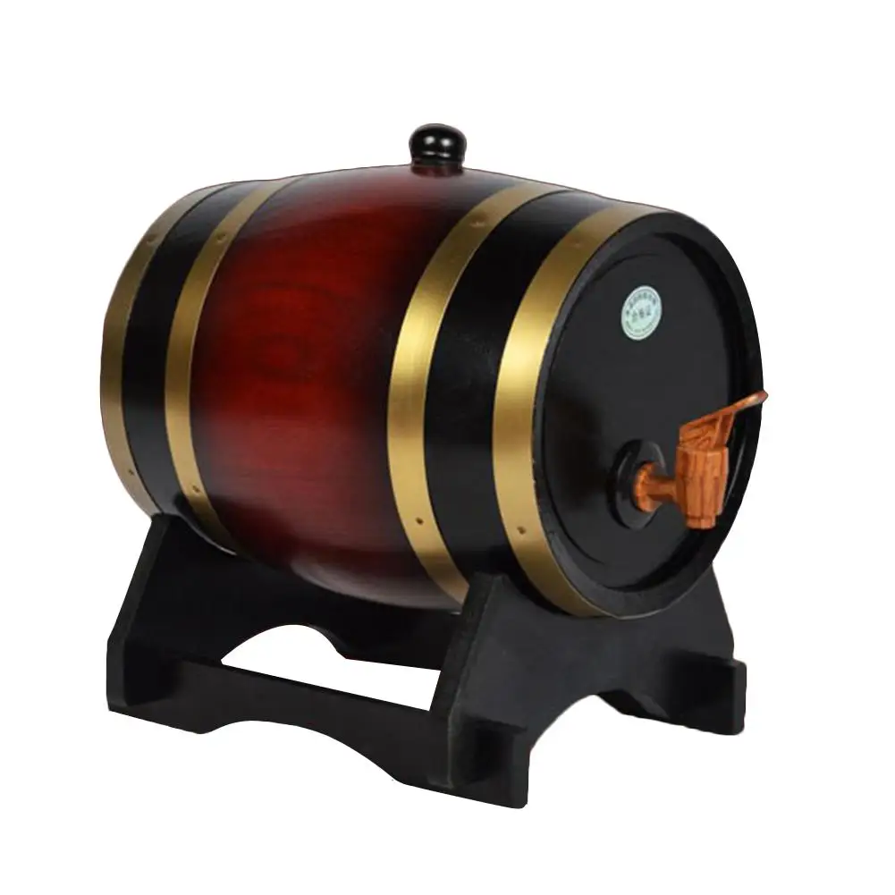 Barril de vino de pino de roble de 3L /1.5L, Cubo de almacenamiento especial, barriles de cerveza para vino, barril de whisky y Ron