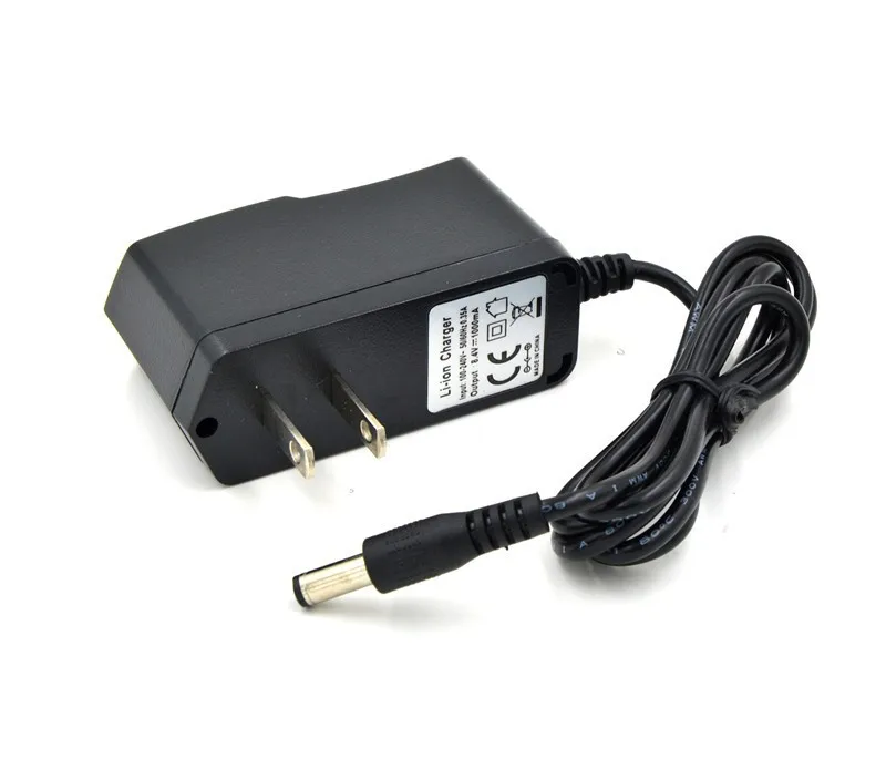 US EU PLUG Charger 8.4V Li-Poly Charger For 4x18650/6x18650/4x26650 LED Bicycle light Battery Pack