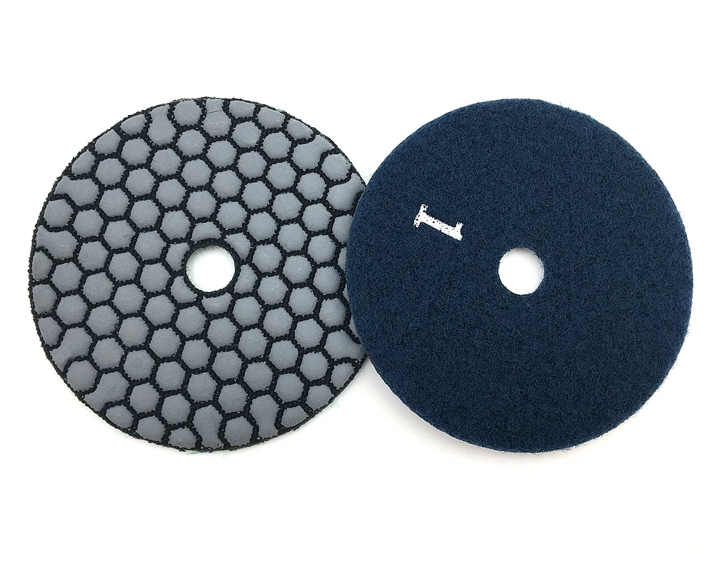 RIJILEI 6 Stück/Set 3"/4" Trockenpolierpad, scharfer Typ, flexibles Polierpad für Granit, Marmor, Stein, Schleifscheibe H3 – Detail 8