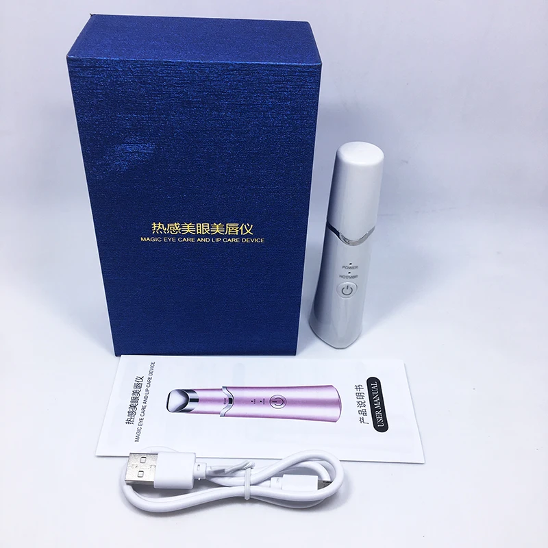 Rechargeable Vibrator Eye Lips Massage Anti Aging Beauty Apparatus Remove Black Rim Wrinkles Eye Bags Massage Face For Lady