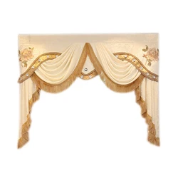 20 style luxury custom European Valance for living room window bedroom hotel restaurant does not include cooth curtain and tulle