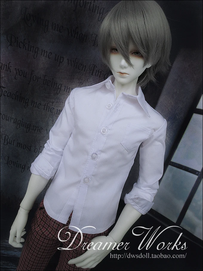 

Одежда для BJD в масштабе 1/4 1/3, рубашка для аксессуаров для кукол BJD/SD, кукла, обувь, парик и другие аксессуары в комплект не входят 1233