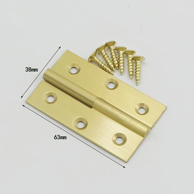 2.5 inch copper detachable hinge Cabinet door disassembly hinge x4