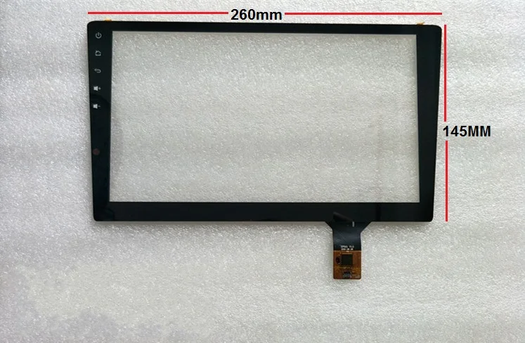 ZCC-3629 New 260*145 Capacitive touch screen 6 pin and 12 pin for car dvd gps 260 mm * 145 mm