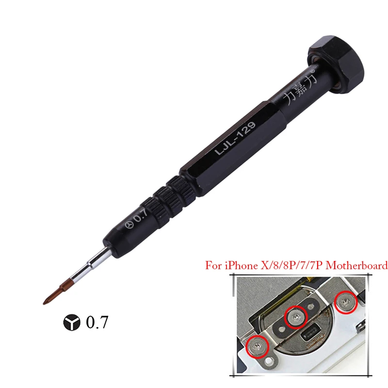 Precision Y 0.7 Tri Wing Screwdriver For Motherboard iPhone 7 7P 8 8P X Magnetic Screw Driver Tournevis Phone Repair Tools