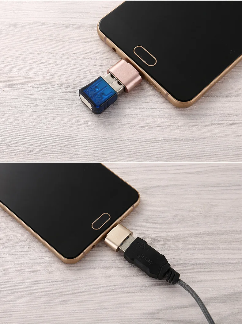 Micro USB OTG สายอะแดปเตอร์ชายหญิงสำหรับ HTC Samsung สมาร์ทโฟนแท็บเล็ต/B