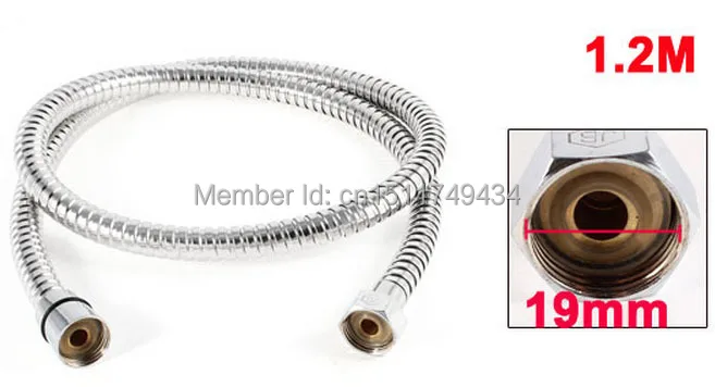 

Bathroom Water Heater 19mm Thread 1.2M Flexible Pipe Hose 2pcs