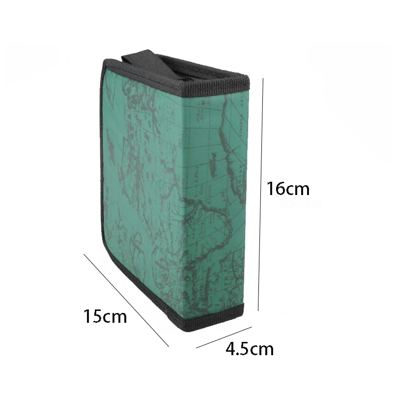 40pcs Disc CD DVD Capacity Case Storage Holder Carry Case Organizer Sleeve Wallet Cover Bag Box CD DVD Storage Cover Accessory