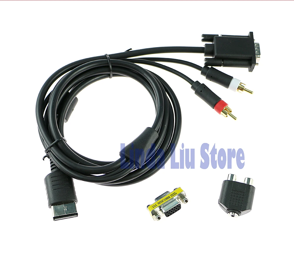 5pcs/lot High Definition Audio Video Cord PAL NTSC VGA box Cable VGA cable for SEGA Dreamcast DC