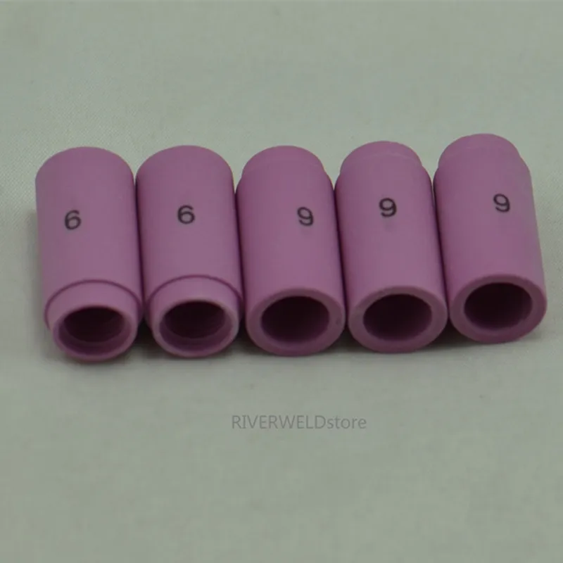 10PCS TIG Alumina Nozzles Consumables 13N10 6# For TIG Welding Torch SR PTA DB WP 9 20 25 Series