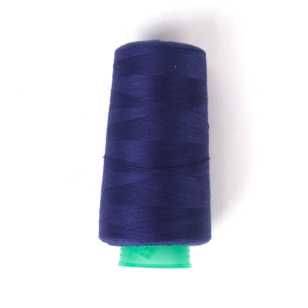 New 3000 Yards Spool of Polyester Jeans Sewing Thread DIY Craft for Home Sewing Machine 20S/2 Navy Shirt Dress Hand Stitching