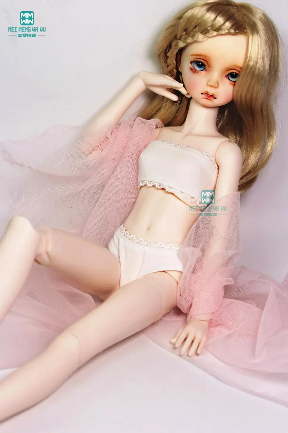 1/3 1/4 1/6 BJD Doll Clothes fashion tube tops, panties for BJD DD SD YOSD MSD Doll accessories