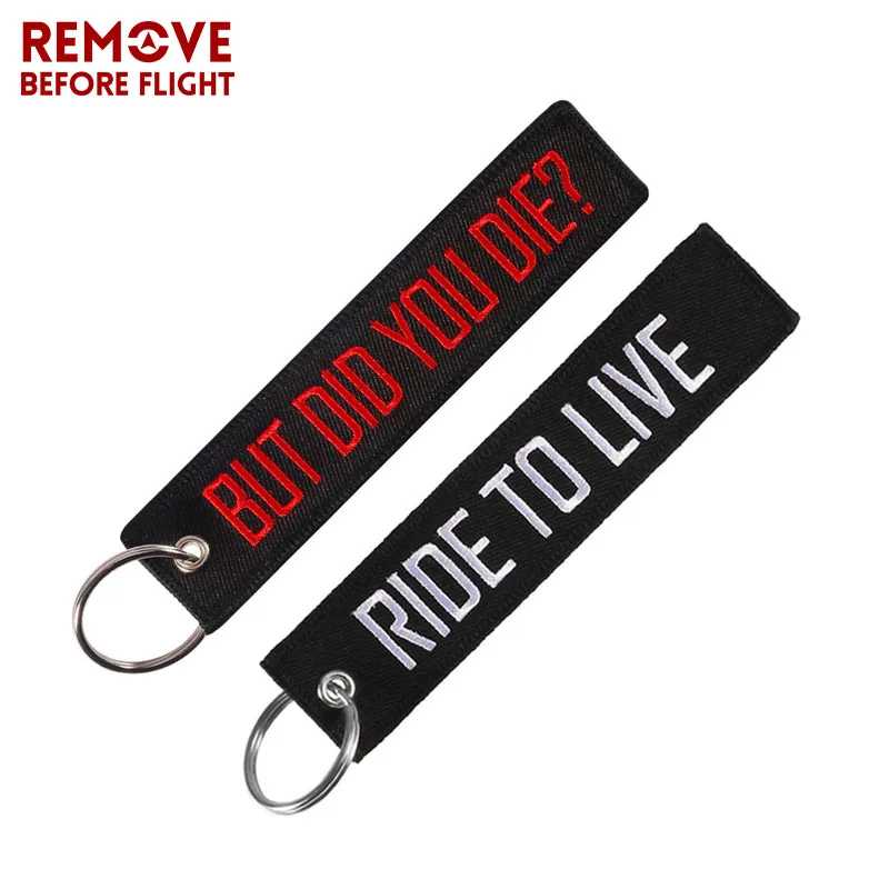 Car Moto Keychain Chaveiro Para Motorcycle Keychain Car Jewelry Bijoux Embroidery Key Holder Chain Keychain Keyring Keyfobs 2PCS