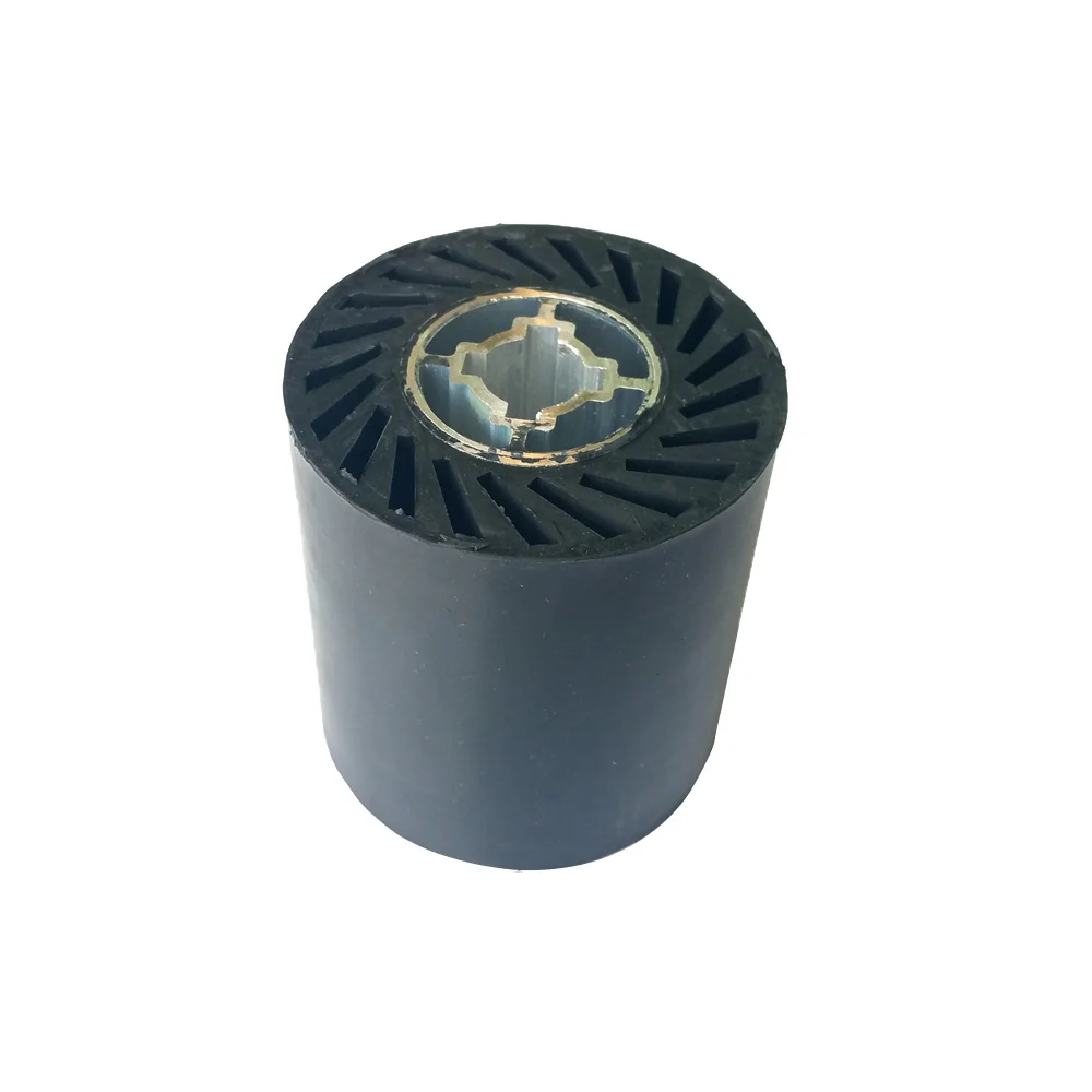 92*100mm Rubber Polishing Wheel with Sandpaper Sleeves for Wire Drawing Polisher