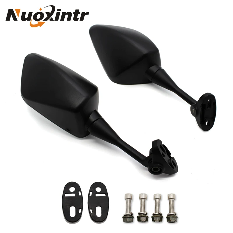 

Nuoxintr 2x Black Motorcycle Rear View Mirror mirrors For Honda CBR900 CBR919 CBR929 CBR954 1998-2003 Custom