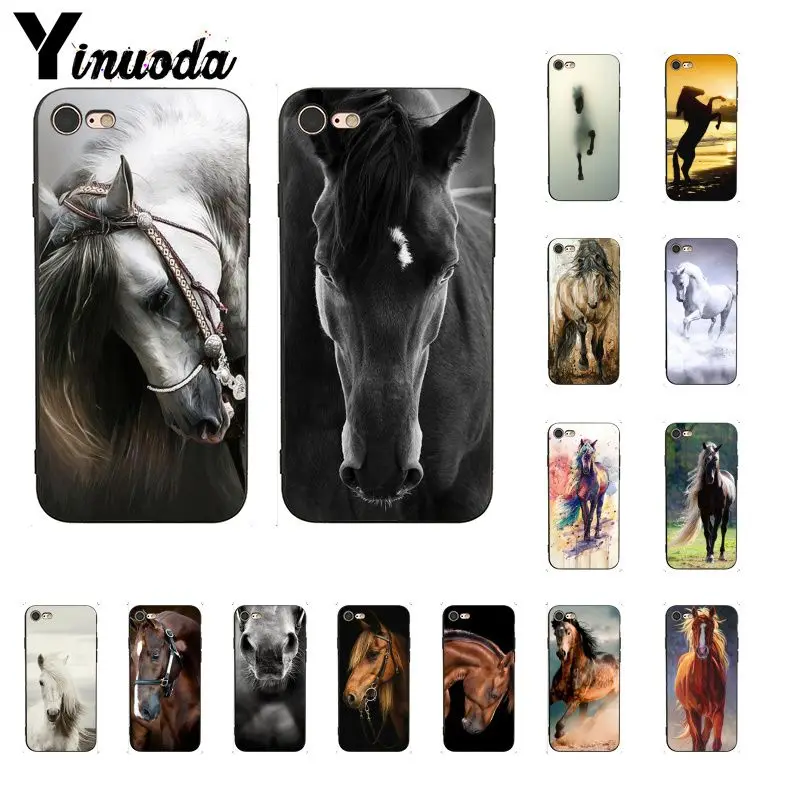 Horse Animal Printed Phone Case For iphone 12 11 Pro Max 8 7 6 6S Plus X XS MAX 5 5S SE XR Cover