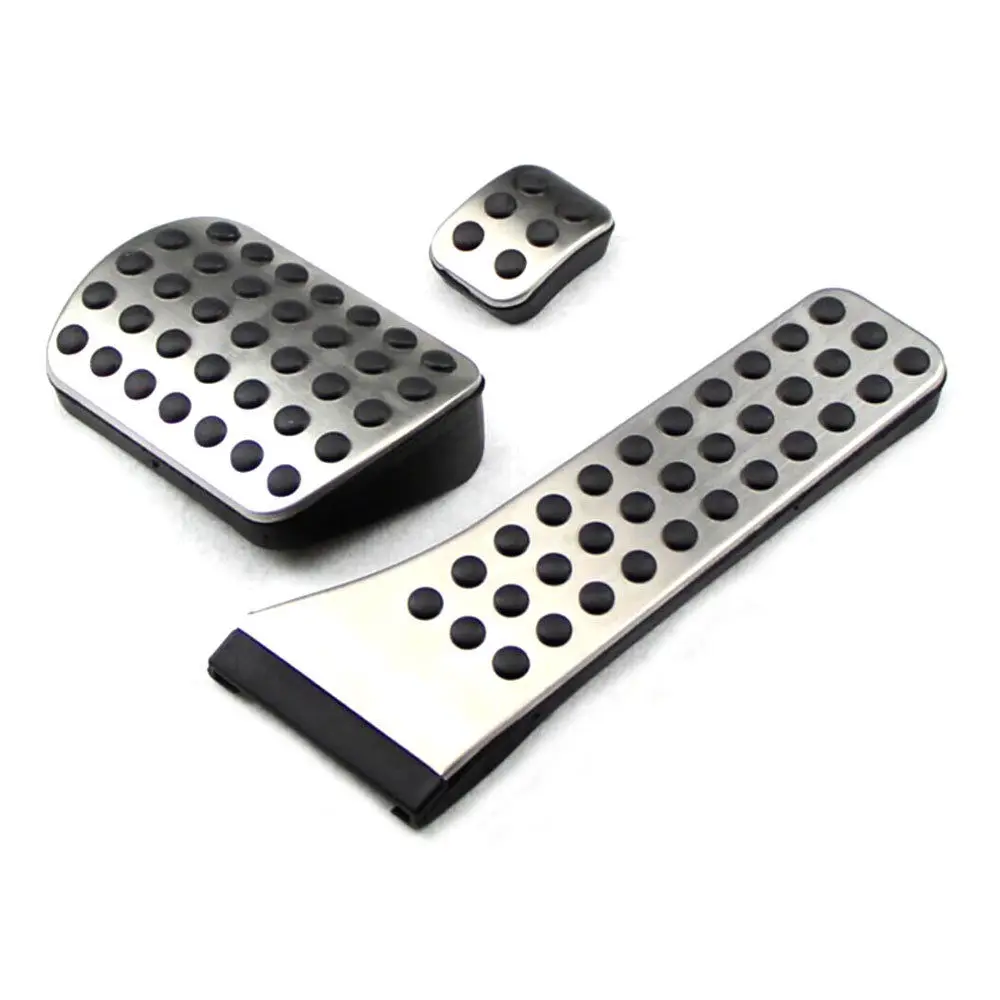 3pcs Non Slip Auto Transmission Accelerator Brake Clutch Pedal Cover For C/E Class C180 C300 C63 AMG CLS350 E500 E400 E250 E200