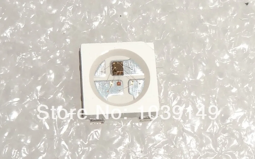 (100pcs/lot)WS2812B LED Chip;4pin 5050 SMD RGB LED with built-in WS2811 IC inside,5V addressable full color WS2812 Chip light