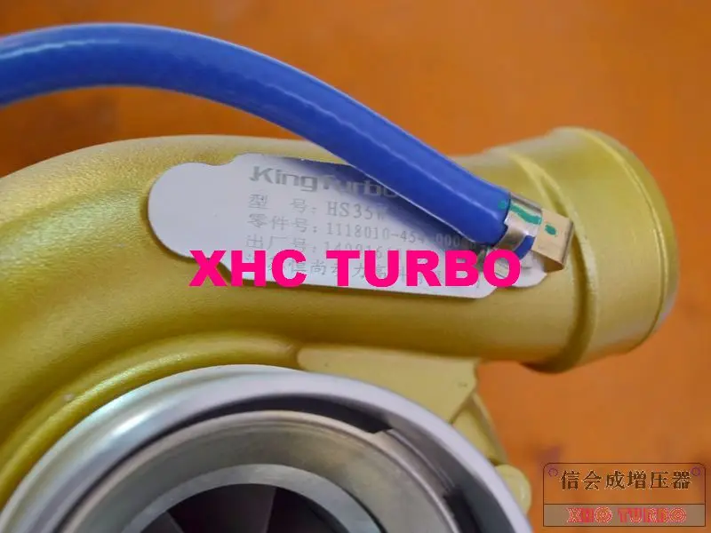 NEW GENUINE KINGTURBO HX35W 1118010-454-0000H Turbo Turbocharger for XICHAI Diesel CA6DF2D-17-23 170KW 230HP