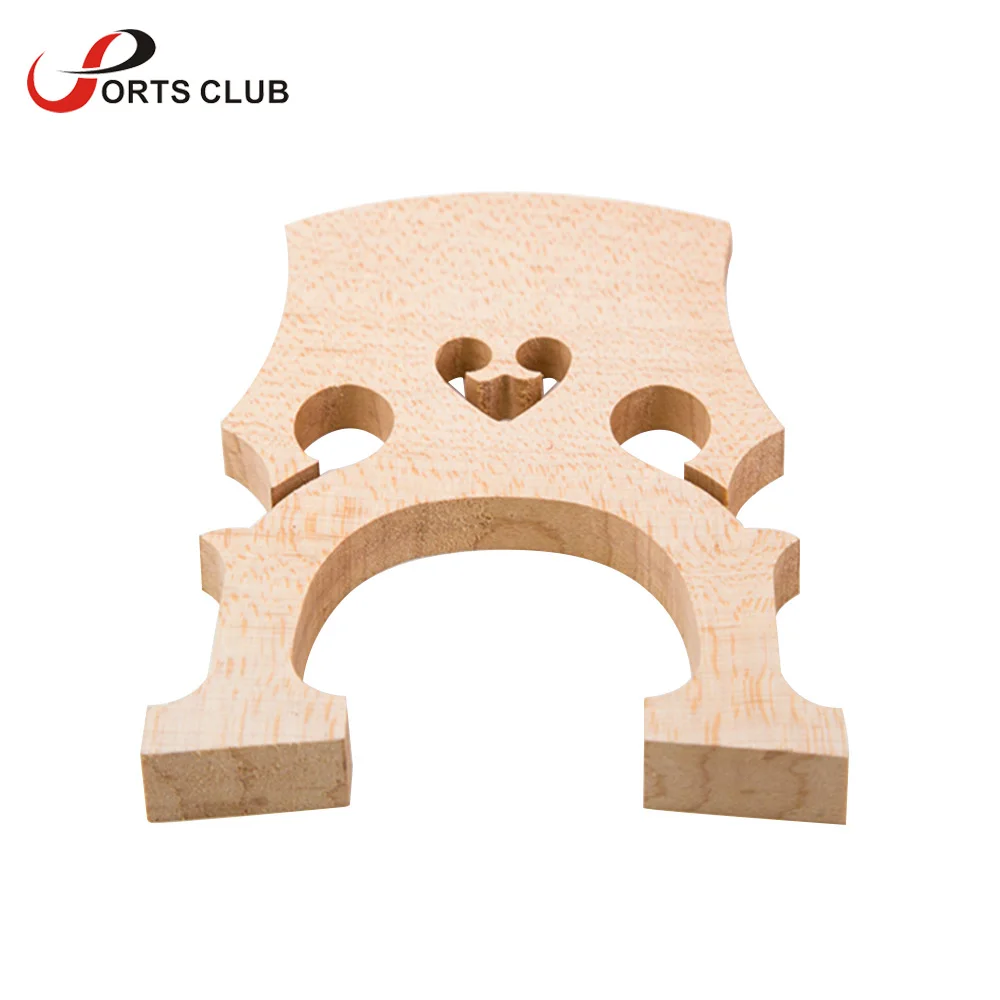 1pc Replacement Part 3/4 Maple Bridge for Double Bass Contrabass Upright Bass Musical Instruments Replacement Part