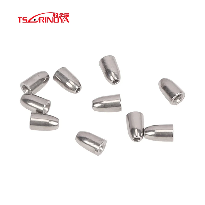 TSURINOYA Tungsten Steel Fishing Sinker 1.7g/3.5g/5.25g/7g Bullet Shape Fishing Weight For Texas Rig Bait Fishing Accessories