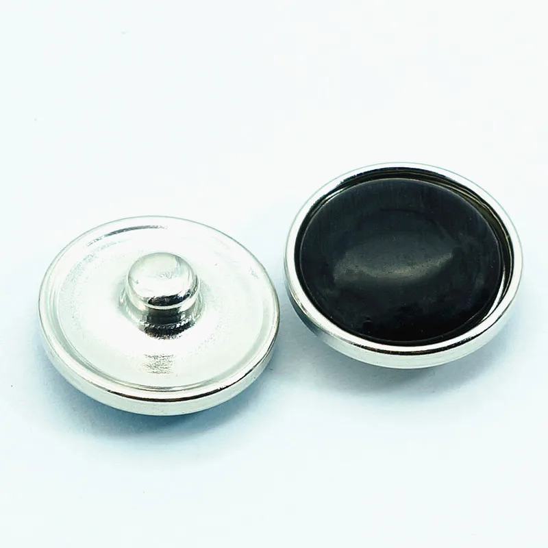 New NS0011 Fashion 10pcs mixed Colorful stone 18MM snap buttons fit DIY snap bracelets jewelry wholesale