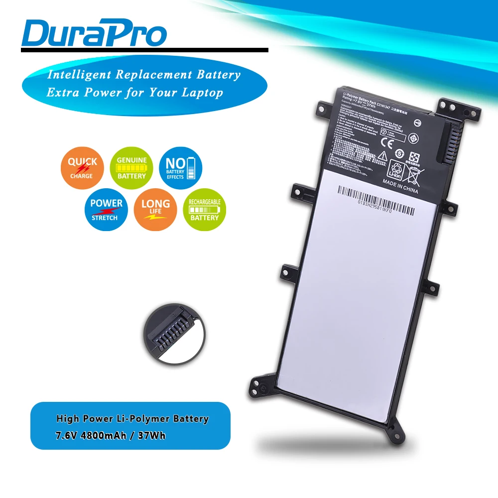 7.6 فولت 37Wh C21N1347 بطارية الكمبيوتر المحمول X555 ل ASUS X555 X555L X555LD X555L F555UA F555UB Y583LD F555UJ F555UF K555L 2ICP4/63/134