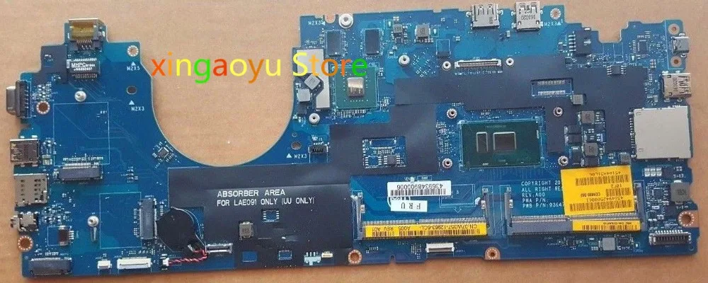 Материнская плата для ноутбука LA-E092P для Dell Latitude 5580 7W357 07W357 CN-07W357 DDR4 i7-7600U CPU 930MX GPU 100% работает идеально