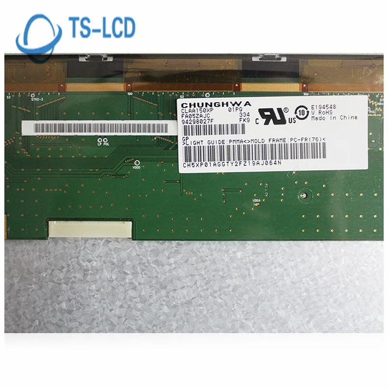 100% اختبار الأصلي A + الصف CLAA150XP01 15.0 "بوصة شاشة لوحة ال سي دي 12 شهرا الضمان