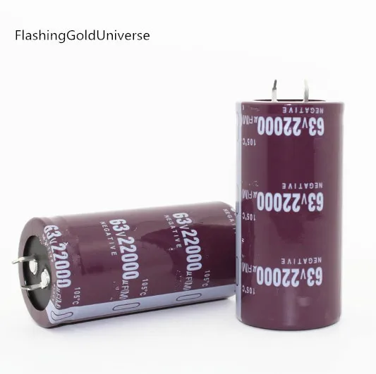 

63V 22000UF 22000UF 63V High frequency long life Electrolytic Capacitors volume: 35X50MM 35X60MM