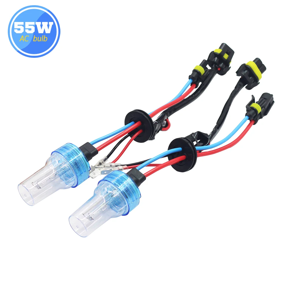 Buildreamen H1 H3 H7 H8 H9 H11 880 881 9005 9006 9012 55W HID Xenon Kit AC Ballast Bulb 3000K-8000K Car Light Headlight Headlamp