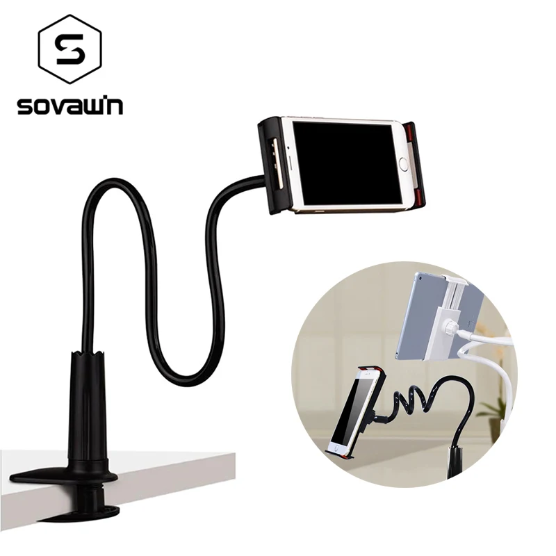 For Smartphone Table PC Universal Tablet Support Desktop Stand Mobile Phone Holder Bedside Stand For Mobile Phone for Lazy Pad