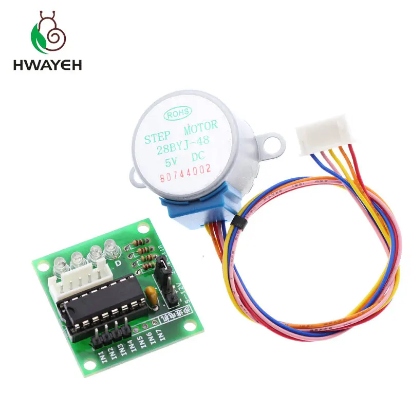 1pcs New Brand 28BYJ-48 DC 5V Reduction Step Motor ULN2003 Gear Stepper Motor 4 Phase Step Motor for arduino