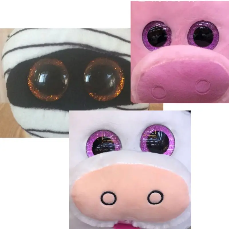 

16 20 24mm 10pcs Shinning Plastic Doll Eyes Craft Eyes DIY For Plush Bear Stuffed Toys Animal Puppet Dolls Dec17