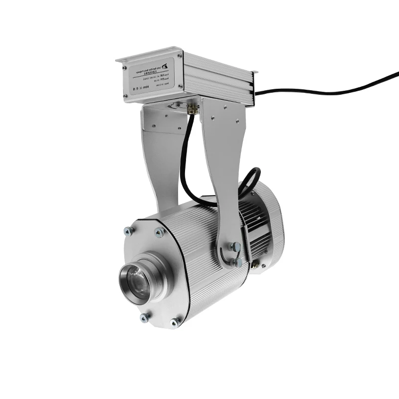 Aluminum Alloy Silver OUTDOOR 4500Lumens Gobo Projector Waterproof 40W Single Static Custom Image LED Logo Projector Lighting