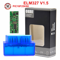 HOT!!!Really V1.5 Super MINI ELM327 Bluetooth Real PIC18F25K80 Version 1.5 OBD2/OBDII for Android Car Code Scanner Good Packing