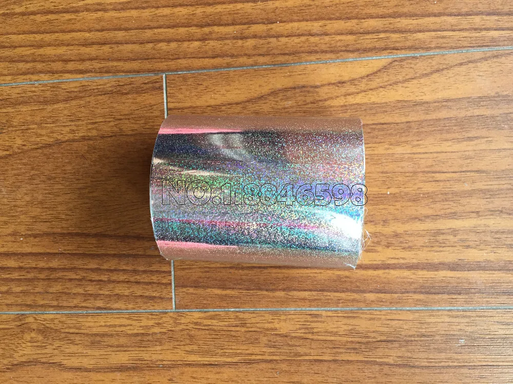 Free Ship Two Rolls Sand Gold/Silver High Quality Hot Foil Stamping Laser Color 800mmx120M Heat Paper