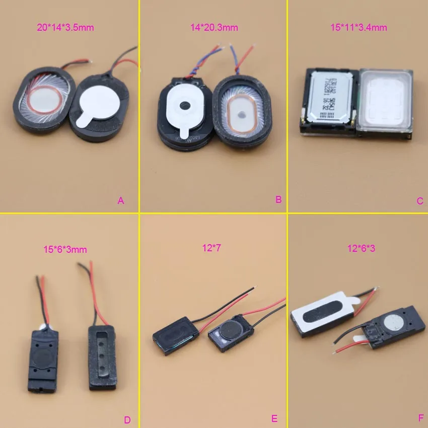 6 models Loudspeaker Speaker Phone Ringing Earpiece Buzzer For OPPO /samsung/ Motorola L7 handset Rectangle earpiece speaker