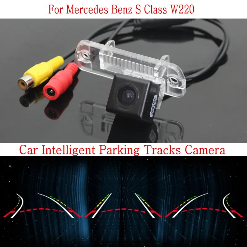 Lyudmila Car Intelligent Parking Tracks Camera FOR Mercedes Benz W220 1998~2005 / HD Back up Reverse Camera / Rear View Camera