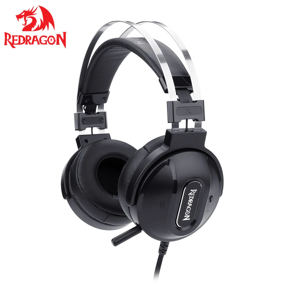 Gaming Headset PS4 Laptop PC Gaming 7.1 Surround Sound Gaming Headset Active Noise Canceling USB Gaming Headphones Redragon990