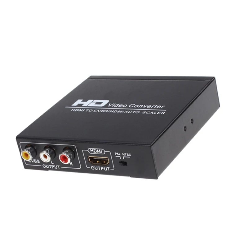 1080P HDMI to AV Converter Splitter with scaler HDMI to AV and HDMI adapter converter HDMI to RCA cable converter for PS5 PS4