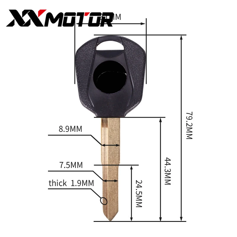 Brand New Motorcycle Replacement Key Uncut For HONDA VT250 VFR400 VFR750 VTR1000 VF1000 CB400 1992 1993 1994 1995 1996 1997 1998