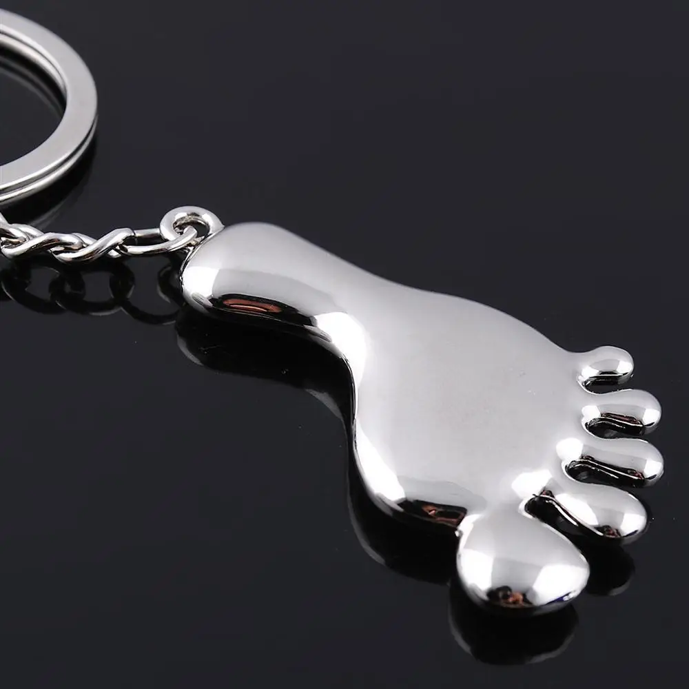 Trendiger Fuß-Schlüsselanhänger für Männer und Frauen, Modisches Taschenaccessoire, Autoschlüsselring, Partygeschenk, Schmuck im Großhandel – Detail 1