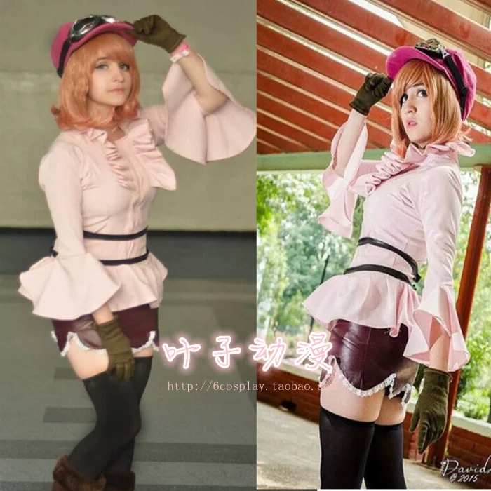 Koala Cosplay dress Costume top+skirt+hat +glasses+socks 11